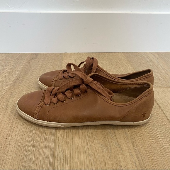 Frye Men’s Brown Leather Sneakers - Picture 3 of 6